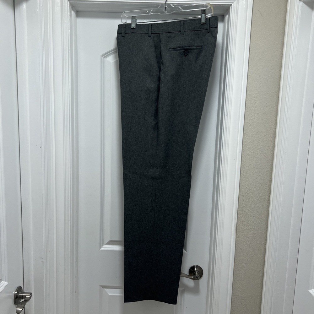 Vintage Levi's Action Slacks Heather Gray Dacron Polyester Pants 38x34 USA